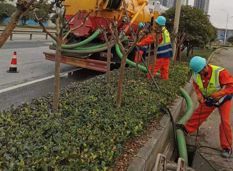 崆峒市政管道清淤